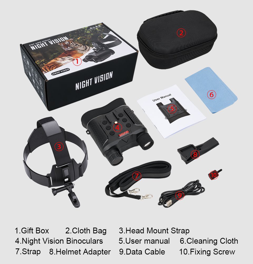 19. Night Vision Binoculars Goggles