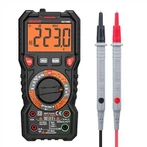 Multimeter Digital Julat Manual dengan Penguji Suhu
