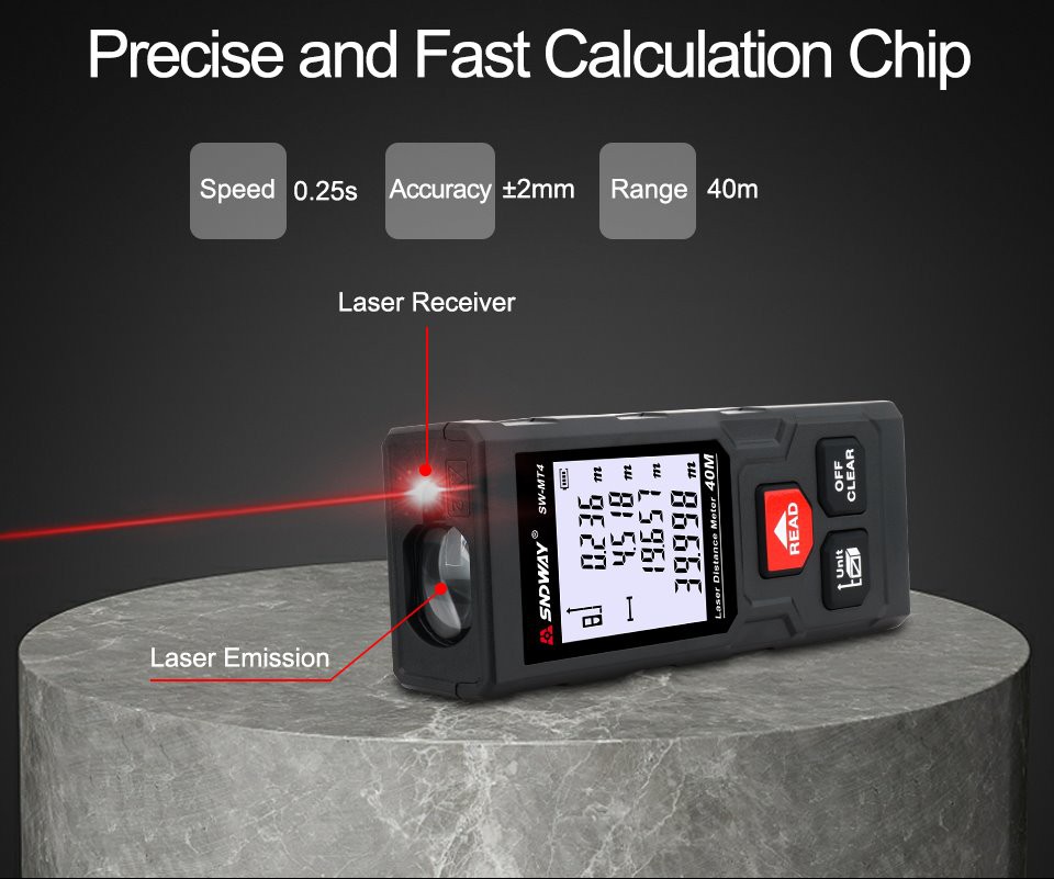 3. handheld laser distance meter
