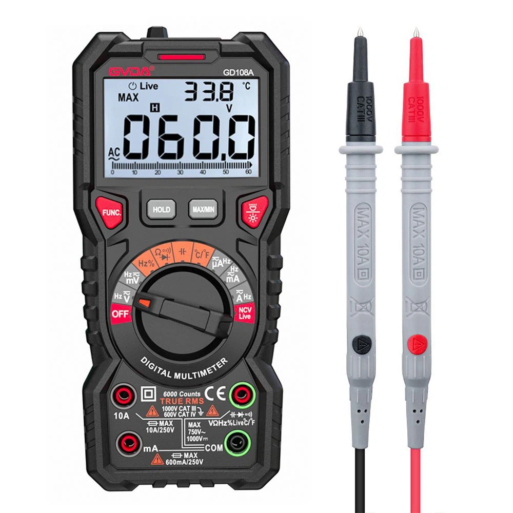 Litar Perlindungan Multimeter Digital