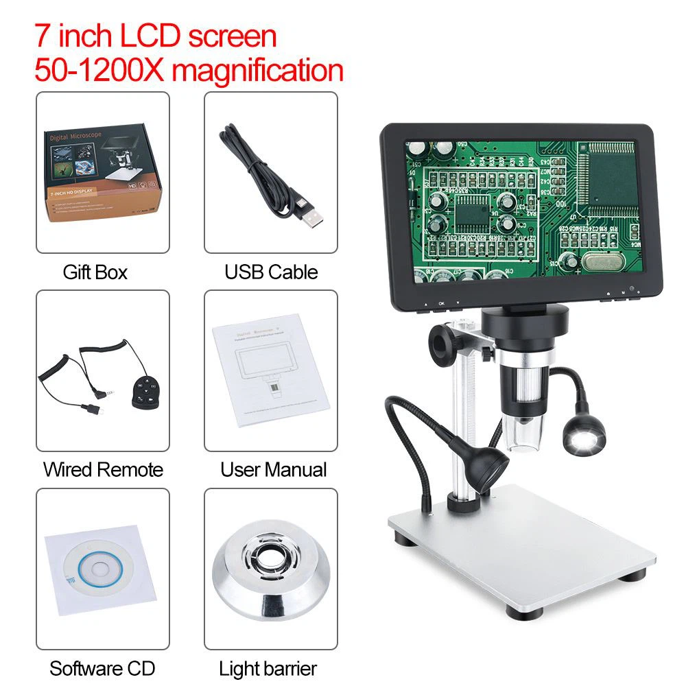 Pelanggan Poland Memesan 300pcs Daripada Mikroskop Digital LCD 7.0 inci Lebih...