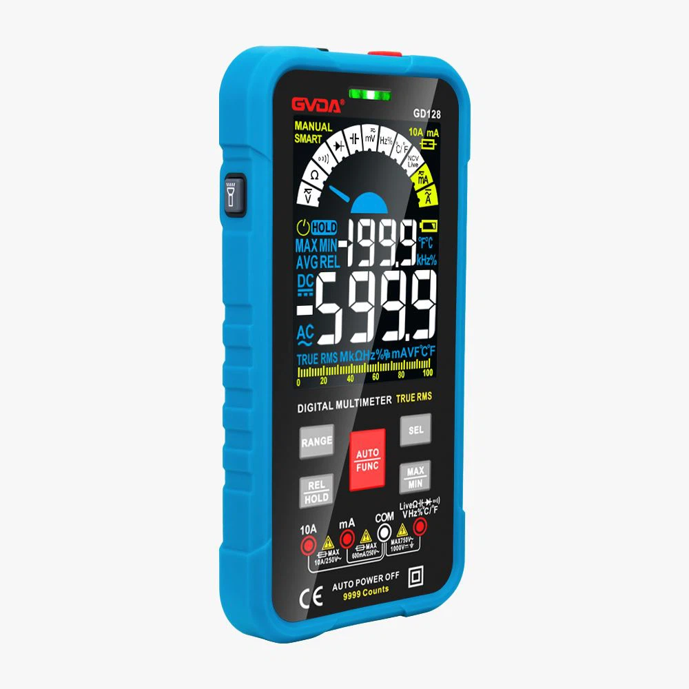 Pesanan Pelanggan Poland 100pcs GVDA Digital Multimeter Dengan Warna Biru