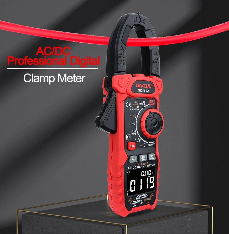 Julat Semasa Pengapit Multimeter Clamp Meter Pengapit Inrush Semasa Penguji D...