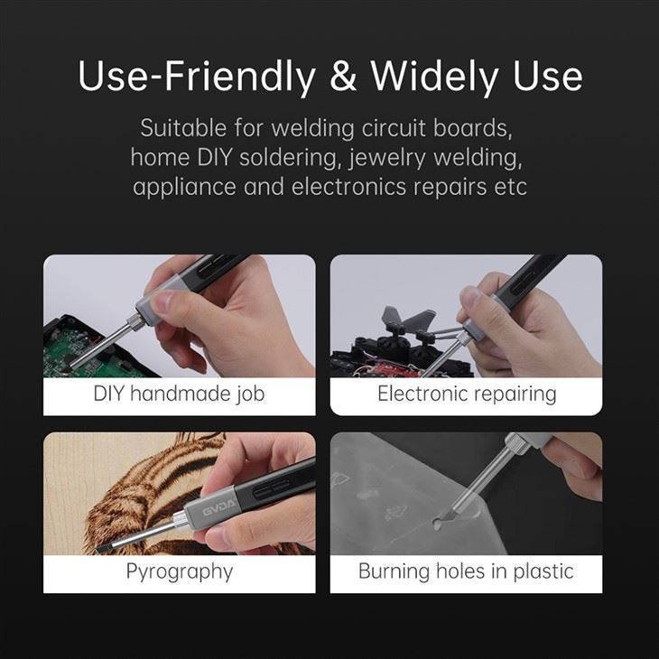 USB Charger 65W Electric Soldering Iron Kit