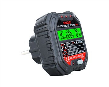 GVDA Socket Tester GD105A US PLUG Direka Untuk Memeriksa Pelbagai Masalah Ele...